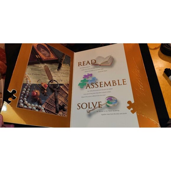 Murder On The Titanic A Mystery Jigsaw Puzzle 1000 Pieces BePuzzled New Sealed - Picture 2 of 5